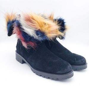 Sam Edelman Jeanie Multicolored Faux Fur Boots